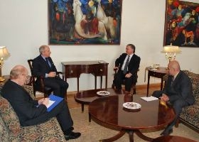 Министр иностранных дел Эдвард Налбандян встретился с гендиректором Организации по запрету химического оружия Рохелио Пфиртером