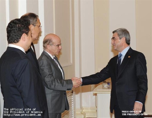 Նախագահ Սերժ Սարգսյանն ընդունել է ՍԾՏՀ անդամ երկրների արտաքին գործերի նախարարներին