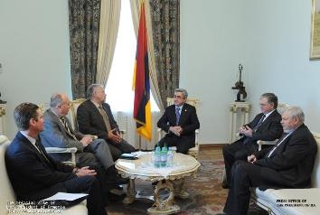 ՀՀ նախագահն ընդունել է ԵԱՀԿ Մինսկի խմբի համանախագահներին