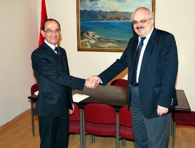 Вице-министр индел Шаварш Кочарян встретился со своим коллегой Давидом Джаландания из Грузии