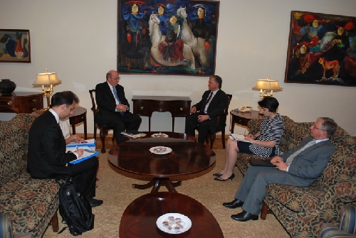 Министр иностранных дел встретился со Стивеном Алленом