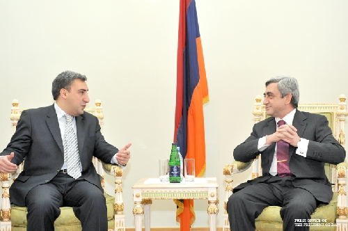 Սերժ Սարգսյանն ընդունել է Վրաստանի վարչապետին