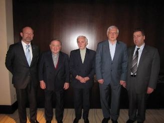 Шарль Азнавур встретился с сопредседателями армяно-швейцарской парламентской группы Национального совета Швейцарии