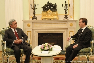 Состоялась встреча президентов Армении и России