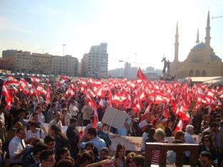 Митинг ливанских армян против визита Эрдогана (фоторепортаж)