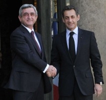 Տեղի է ունեցել Սերժ Սարգսյանի և Նիկոլա Սարկոզիի հանդիպումը