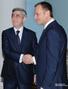 Սերժ Սարգսյանն ընդունել է Լեհաստանի վարչապետին