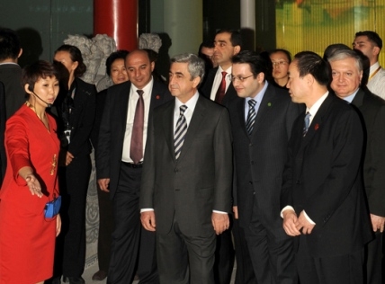 «Շանհայ Էքսպո-2010» միջազգային ցուցահանդեսում տեղի է ունեցել Հայաստանի տաղավարի բացման հանդիսավոր արարողությունը