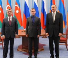 Сегодня состоится трехсторонняя встреча президентов Армении, России и Азербайджана  
