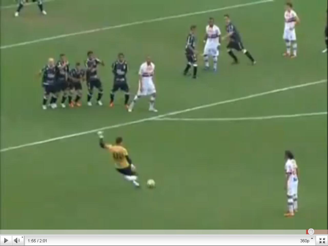 Բրազիլացի դարպասապահի 100–րդ գոլը