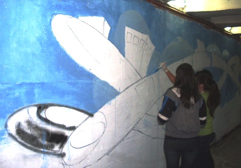 Ուսանողները մաքրել ու նկարազարդել են Հանրապետության հրապարակի ստորգետնյա անցումը