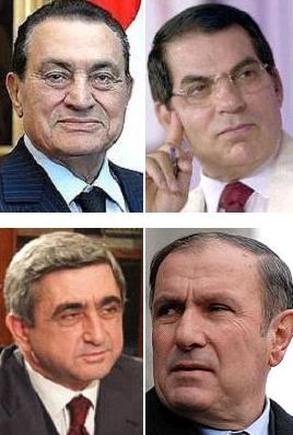 Մուբարաքը, Բեն Ալին, Սարգսյանը և Տեր–Պետրոսյանը