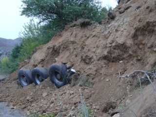 Փնտրվում են սողանքից տուժած  բեռնատարների վարորդները