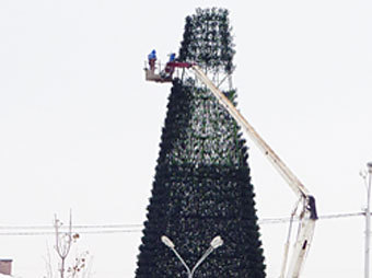 В Грозном поставят самую высокую елку на Северном Кавказе