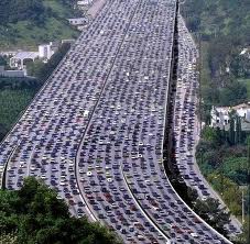 В Китае образовалась 40-километровая пробка