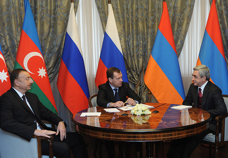 Совместное заявление президентов Армении, Азербайджана и России  