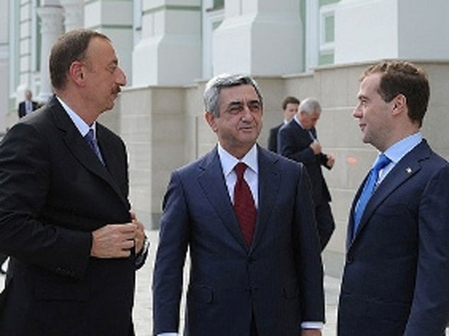 Сегодня в Сочи состоится трехсторонняя встреча Саргсян-Медведев-Алиев  
