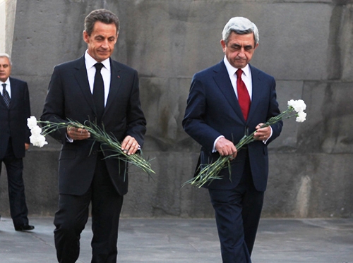 Серж Саргсян направил Николя Саркози письмо благодарности  
