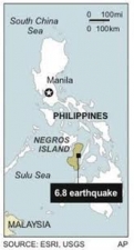 Ֆիլիպիններում երկրաշարժի զոհերի թիվը հասել է 13–ի