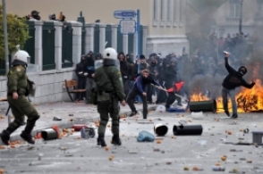 Массовые протесты в Греции на фоне переговоров о кредитах