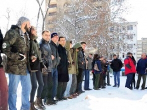 Полиция дала 20 минут, чтобы активисты покинули парк на проспекте Маштоца