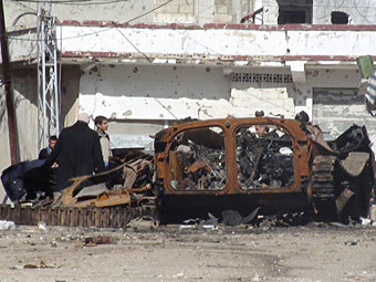Власти Сирии опровергли свою причастность к артобстрелу города Хомс  
