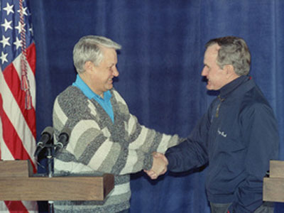 20 лет назад Ельцин и Буш объявили об окончании холодной войны  