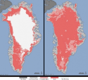Գրենլանդիայի սառույցները գրեթե ամբողջությամբ հալվել են
