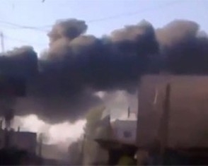 В расположенном в  Дамаске государственном телецентре произошел взрыв (видео)