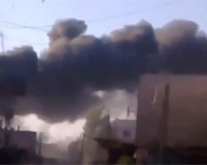 В расположенном в  Дамаске государственном телецентре произошел взрыв (видео)