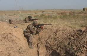 Գումարտակային զորավարժություններ՝ Արցախում