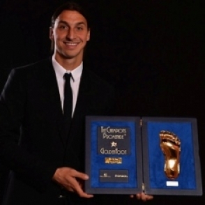 Ибрагимович стал обладателем награды «Golden Foot-2012»