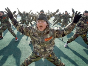 Детский военный лагерь в Южной Корее  (фото)