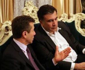 Курьез во время встречи Саакашвили и Иванишвили (видео)