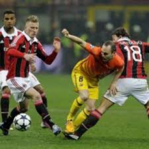 Сегодня состоится ответная встреча между «Барселоной» и «Миланом»