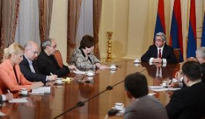 Սերժ Սարգսյանի հանդիպումը մի շարք լրատվամիջոցների ներկայացուցիչների հետ