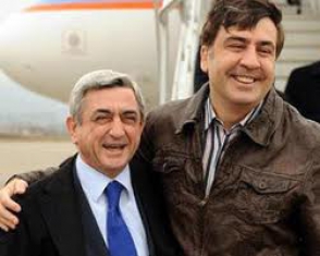 Միխայիլ Սահակաշվիլին դժգոհել է Սերժ Սարգսյանի հյուրերից և հայ պաշտոնյաներից