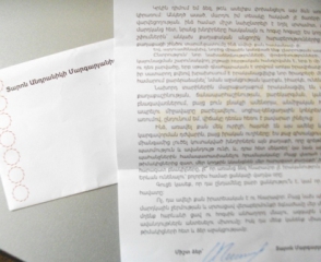 Тарон Маргарян перешел от устного общения с избирателями к письменным обращениям