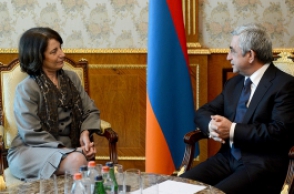 Серж Саргсян провел прощальную встречу с послом Бразилии в Армении