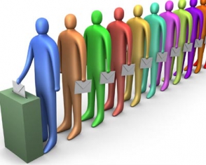 По состоянию на 14.00 явка избирателей составила 33,55%