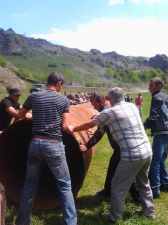 «Մարցիգետ-1» ՓՀԷԿ-ի կառուցման համար բերված խողավակները Մարցի բնակիչները ձորն են նետել