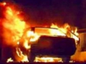 Ամբողջությամբ այրվել է ավտոմեքենայի սրահը