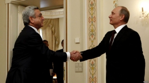 Серж Саргсян поздравил Владимира Путина с днем рождения