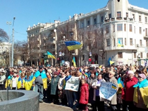 Խարկովում շարունակվում են ռուսամետ ակտիվիստների ցույցերը