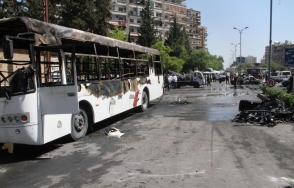 В Дамаске в результате попадания снаряда в здание школы погибли 14 человек