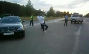 «Хай-кик» пьяного водителя