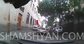 Երևանի կենտրոնում «Նիվայի» վարորդն իրեն զգում է ինչպես ձուկը ջրում