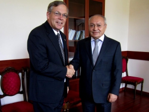 Агван Овсепян принял посла США в Армении