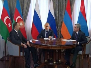 Սոչիում մեկնարկել է Հայաստանի, Ռուսաստանի և Ադրբեջանի նախագահների եռակողմ հանդիպումը