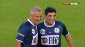 Роберто Баджо в матче звезд футбола